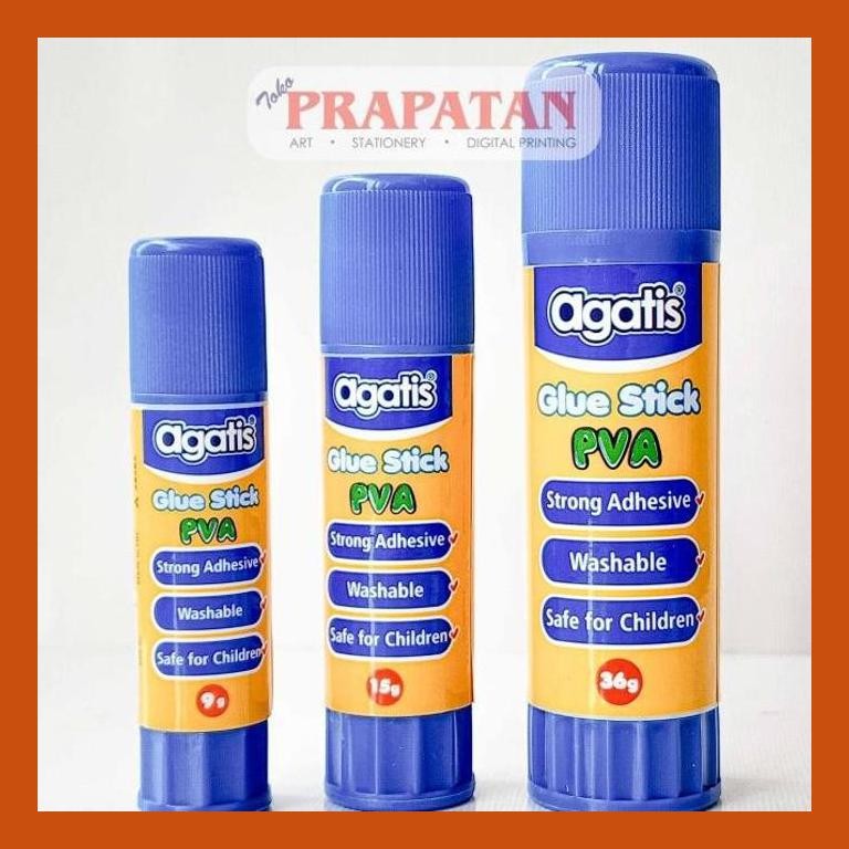 

[ PERALATAN LUKIS / GAMBAR ] AGATIS GLUE STICK PVA | LEM STIK GOOD QUALITY