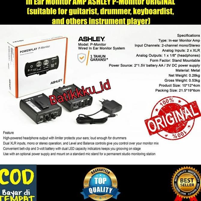 POWERPLAY IN EAR MONITOR ASHLEY P MONITOR PMONITOR IN EAR MONITOR SYSTEM
