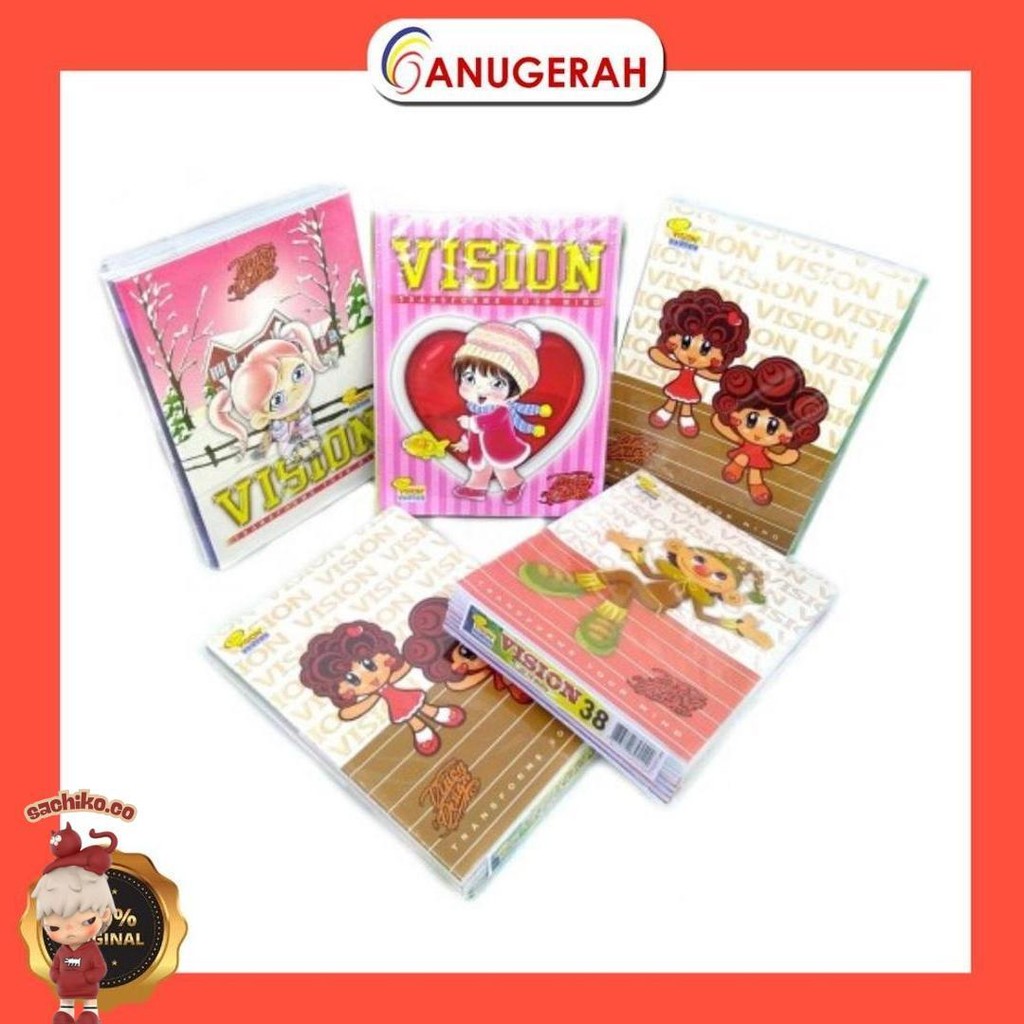 

Buku Tulis Vision 38 Lembar (Pack / Isi 10 Pcs) Diskon