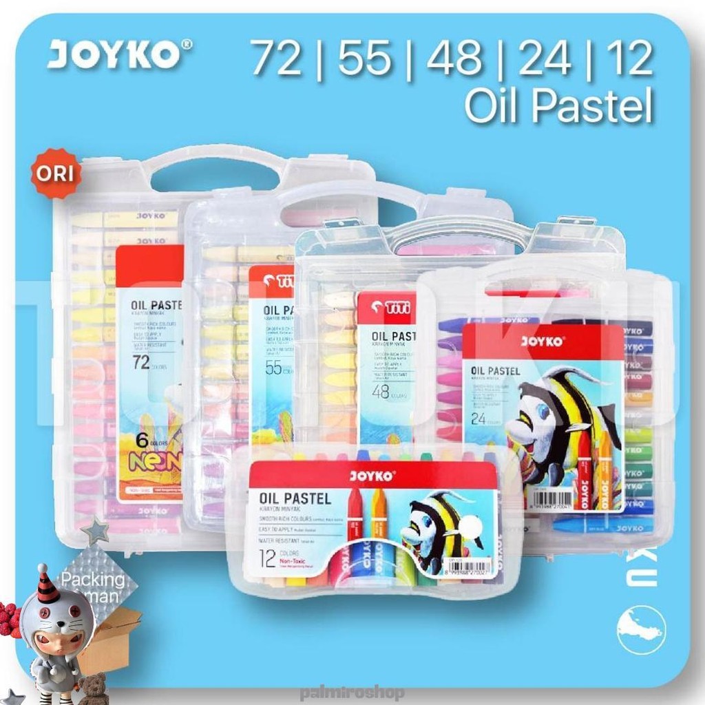 

Joyko Oil Pastel Crayon Lengkap (72-55-24-12) Diskon