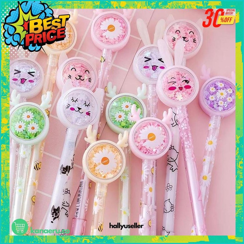 

Pena Karakter Payet Gliter Motif Bunny Lucu Black Ink Gel Pulpen Gel Bolpen Gel Pastel Alat Tulis Karakter Kupu-Kupu Perlengkapan Sekolah Kantor Murah