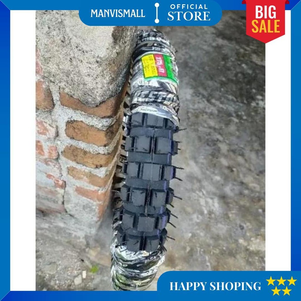 Ban Motor Model Tahu Cross Set Depan Belakang 2.50 Ring 17 Dan 2.75 Ring 17 Gratis Ongkir