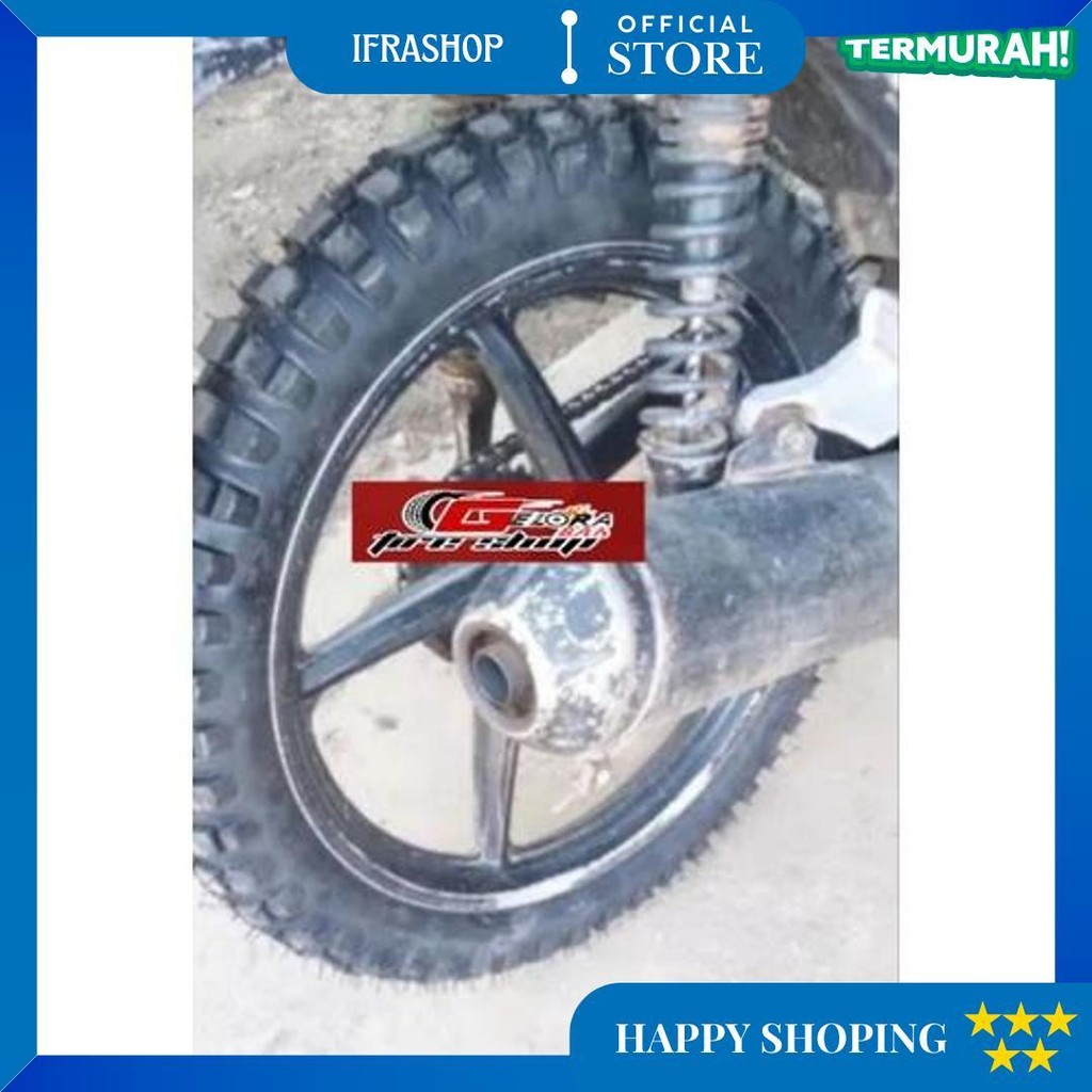 Sepasang Ban Motor Bebek Cross  250-17 & 275-17 Ban Ring 17 Trail Ban Cros Ban Cangkul Richstone Ban