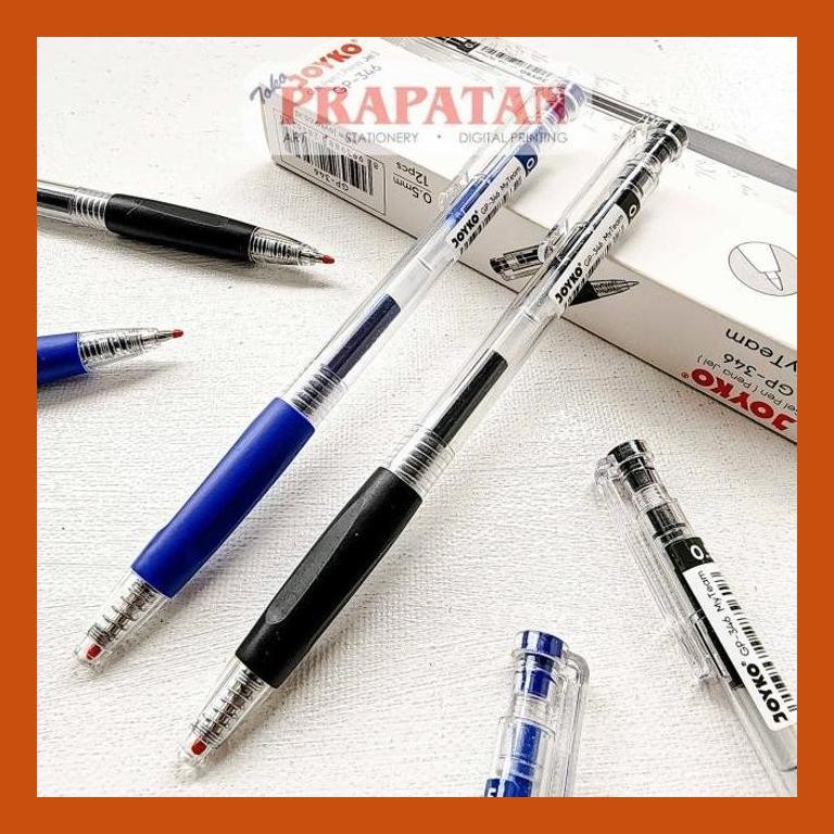 

[ PERALATAN LUKIS / GAMBAR ] JOYKO GP-346 GEL PEN 0.5MM | PENA JEL | PULPEN GOOD QUALITY