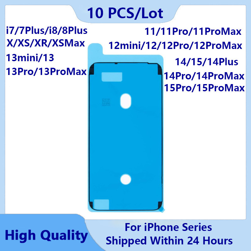 

10PCS Stiker Tahan Air Berkualitas Tinggi Untuk iPhone 11 12 13 14 15 Pro Max 7 8Plus X XR XS XSMax