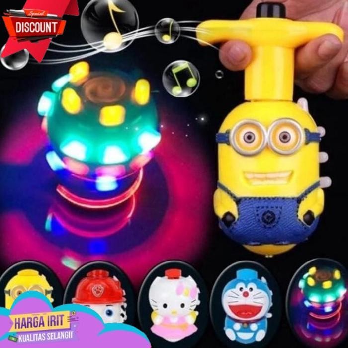 Terbaik Gasing Lampu Mainan Anak Gasing Beyblade Lampu Karakter Kartun Lampu Dan Musik