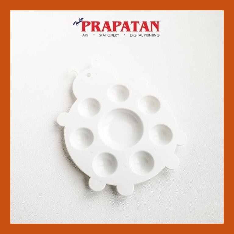 

[ PERALATAN LUKIS / GAMBAR ] PALET PLASTIK / PALET LUKIS LADYBUG / PLASTIC PALETTE SIAP KIRIM