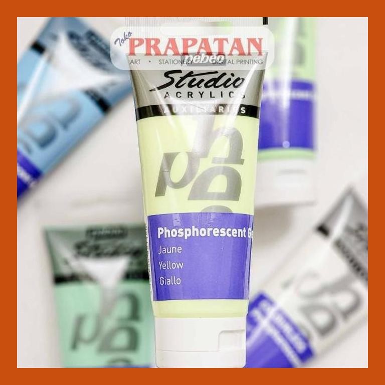 

[ PERALATAN LUKIS / GAMBAR ] CAT AKRILIK PEBEO PHOSPHORESCENT GEL 100ML GLOW IN THE DARK COD