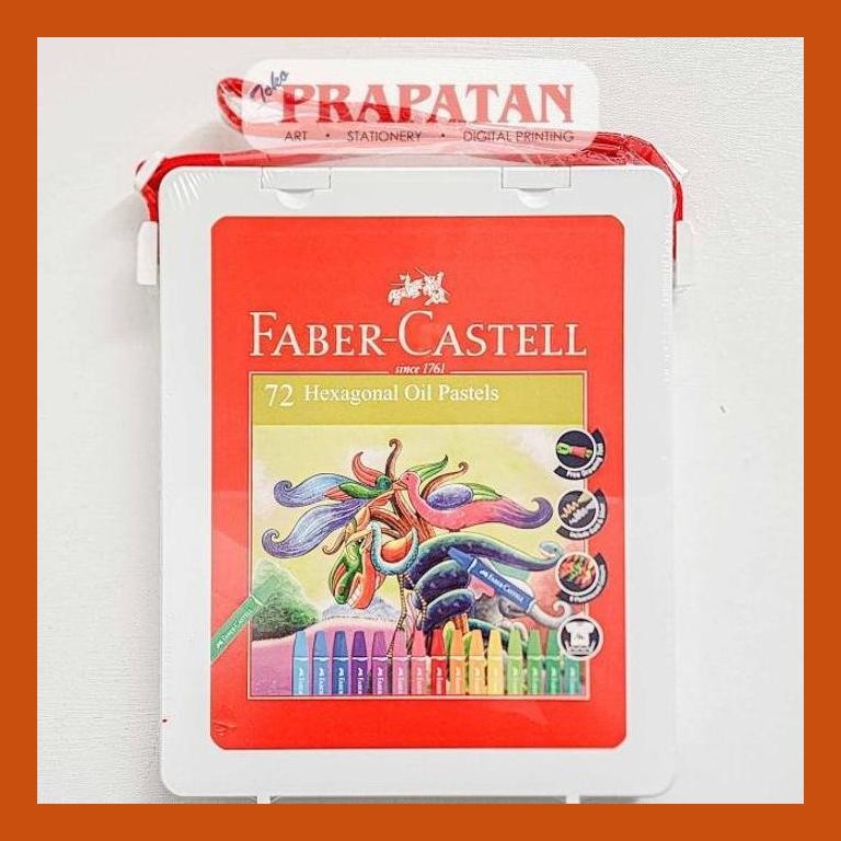 

[ PERALATAN LUKIS / GAMBAR ] FABER CASTELL HEXAGONAL OIL PASTEL 72 WARNA PACKING AMAN
