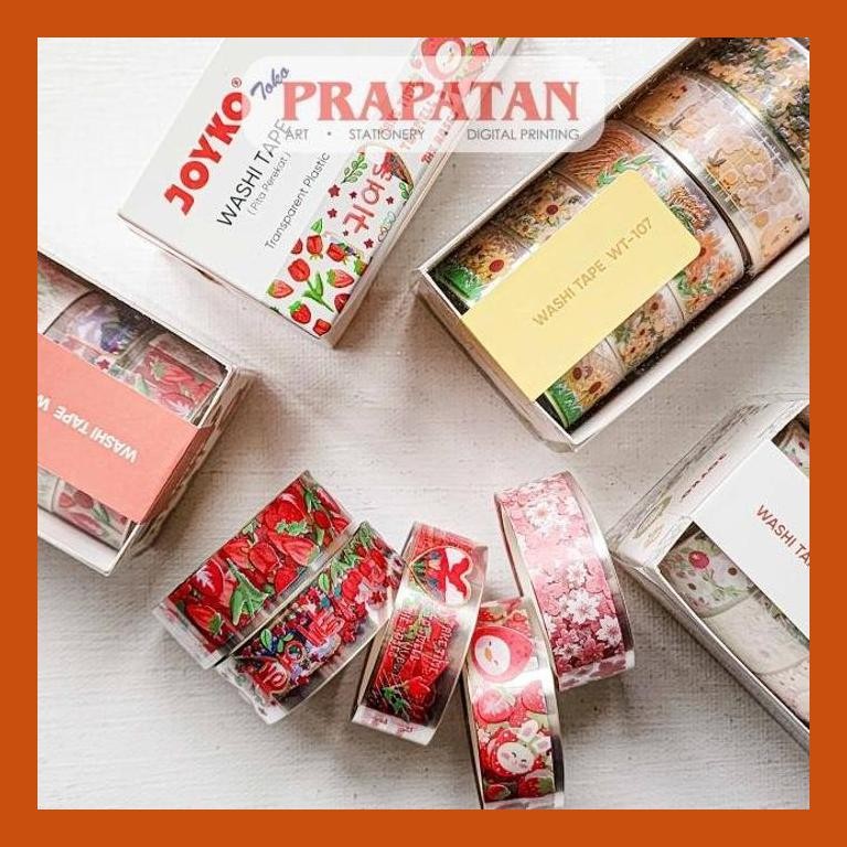 

[ PERALATAN LUKIS / GAMBAR ] JOYKO WASHI TAPE SET WT-107~109 | PITA PEREKAT SIAP KIRIM