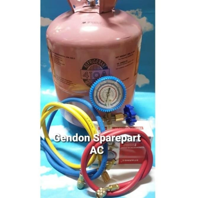 Paket R410 Isi Freon Ac Sendiri Freon R410A Isi 1Kg Komplit Praktis Original Dan Terpercaya