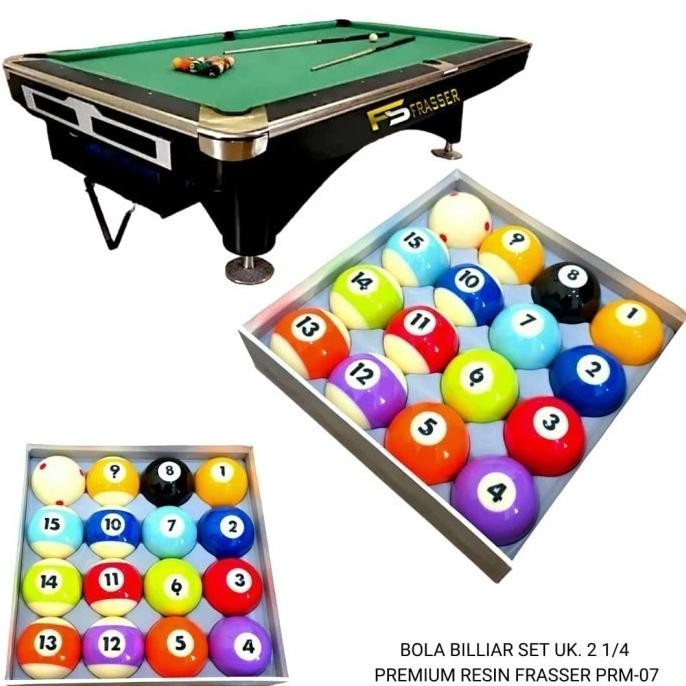 Frasser Bola Biliar Bola Billiard Bola Bilyar Preum Bola Belgi Bola Preer Belgium Tournament BLBLD 0