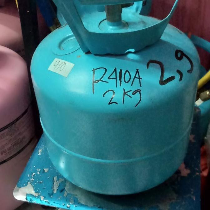 Freon Ac R410A R410 Tabung Kecil Isi 2 Kg 410A Free Tabung Original Dan Terpercaya