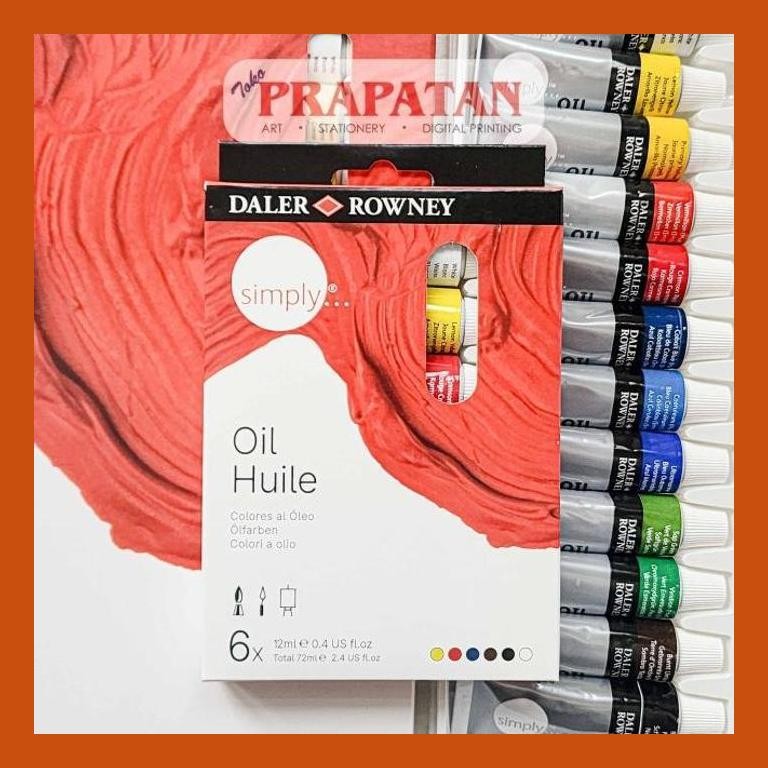 

[ PERALATAN LUKIS / GAMBAR ] CAT MINYAK SET DALER ROWNEY SIMPLY 12ML | SIMPLY OIL COLOR SET GOOD QUALITY