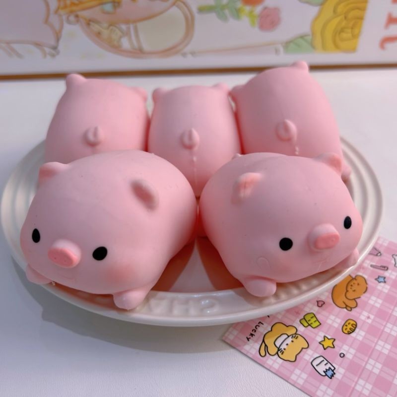Babi Babi Babi Imut Mainan Artefak Dekompresi Anak-anak Kreatif Bola Ventilasi Hewan Kartun