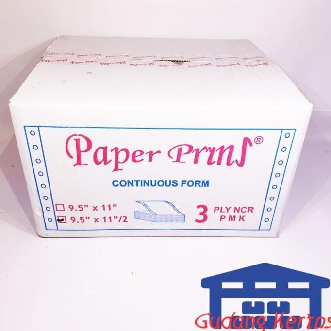 

CONTINUOUS FORM 91/2 X 11/2 3PLY PAPERPRYNS (BAGI 2)