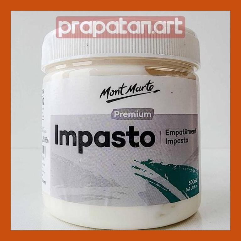 

[ PERALATAN LUKIS / GAMBAR ] MONT MARTE IMPASTO 500ML | MEDIUM CAT AKRILIK SIAP KIRIM