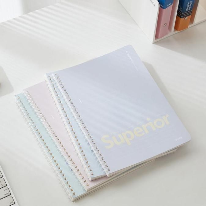 

Bantex Buku Notebook Spiral Soft Ring B5 Superior Bergaris Warna Pastel SPB560 Stationery