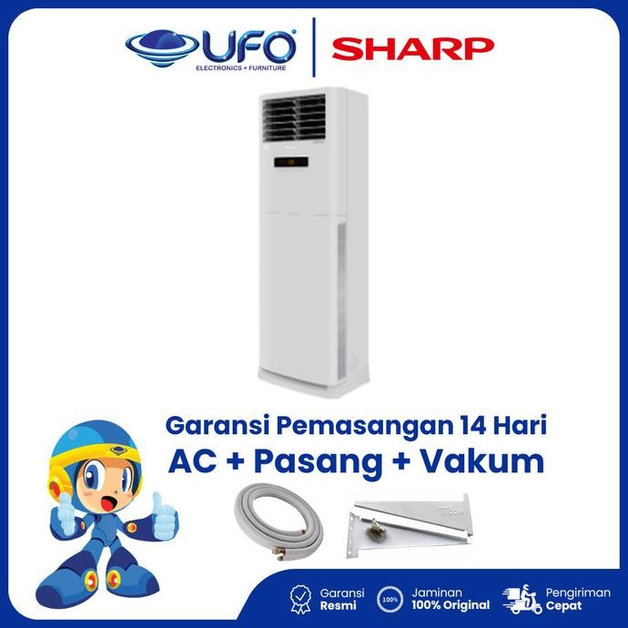 CO AC Sharp 5 PK Floor Standing Turbo Cool GSA48ACY
