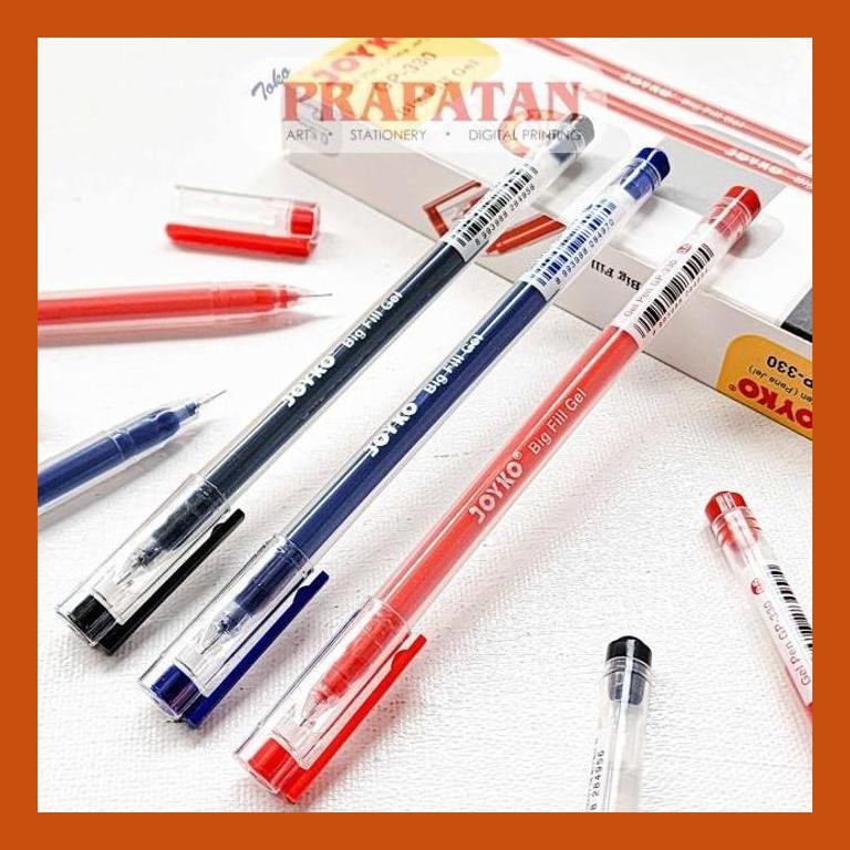 

[ PERALATAN LUKIS / GAMBAR ] GEL PEN JOYKO GP-330 0.5 / PULPEN JOYKO GOOD QUALITY