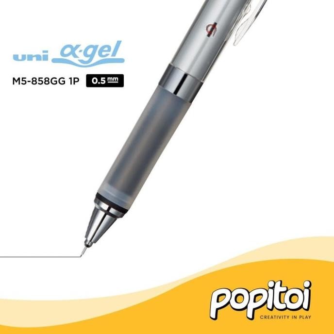 

TERLARIS - UNI Kuru Toga Alpha Gel Mechanical Pencil 0.5 mm Pensil Mekanik Empuk Kurutoga