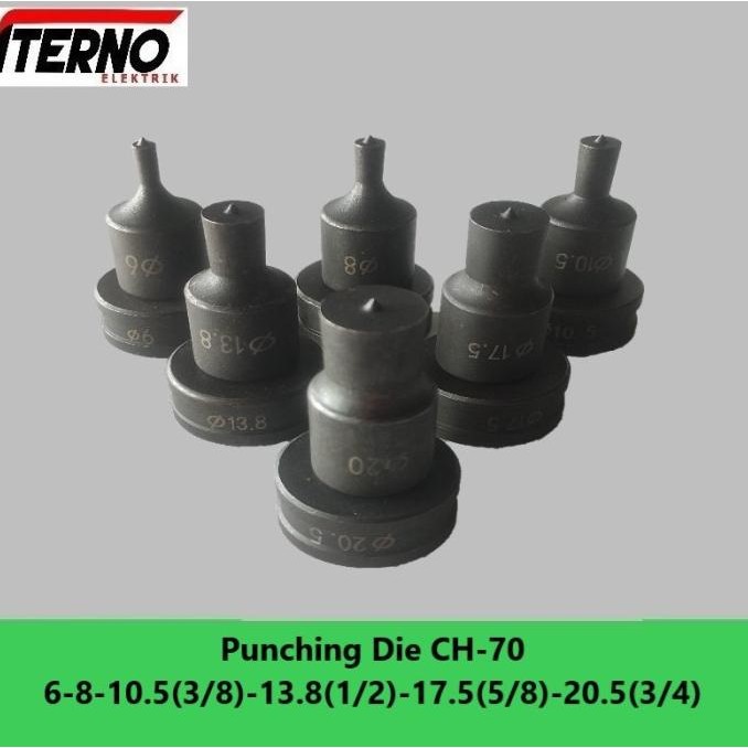 

Mata Punch Dies CH-70 Mata Pon 6mm 8mm 10.5mm 13.8mm 17.5mm 20.5mm