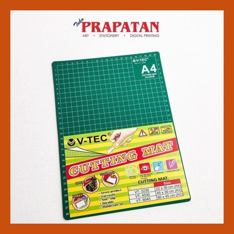 

[ PERALATAN LUKIS / GAMBAR ] V TEC CUTTING MAT A4 / ALAS POTONG A4 PACKING AMAN