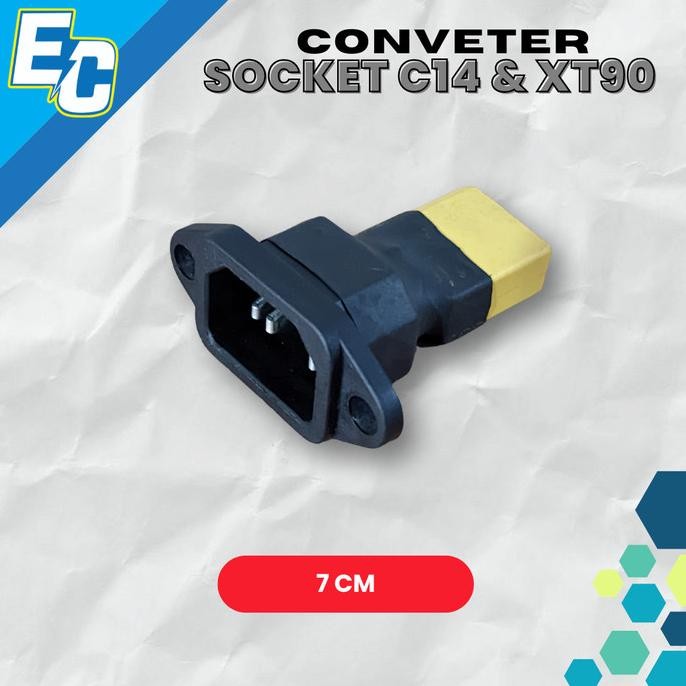 Konverter Soket Xt90 Male To C14 Male New Stok