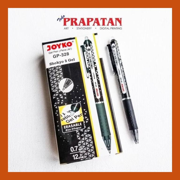 

[ PERALATAN LUKIS / GAMBAR ] JOYKO GEL PEN SHOKYO 5 GEL GP-328 / ERASABLE GEL PEN PACKING AMAN