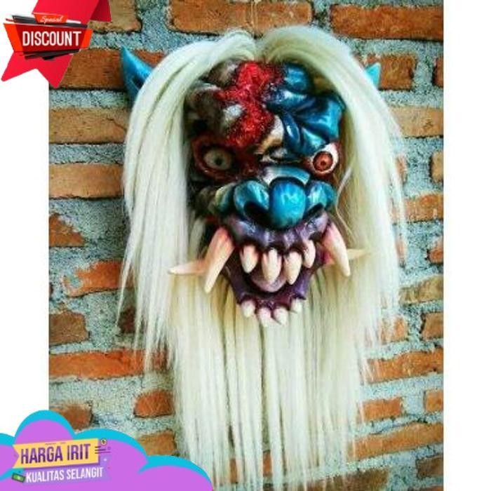 DISKON URREICHEBELLIUBAYER TOPENG GEDRUK ANAK ANAK / TOPENG GEDRUK RAMBUT PANJANG / TOPENG BUTO GEDR