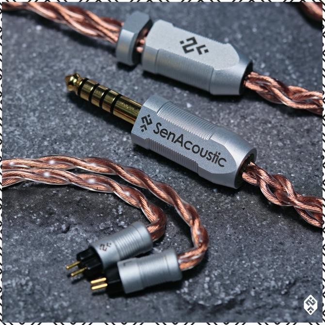 TERBARU - SenAcoustic Toba Pure Copper Cable 4 Braid 7n OCC Litz type 4 24.3 AWG