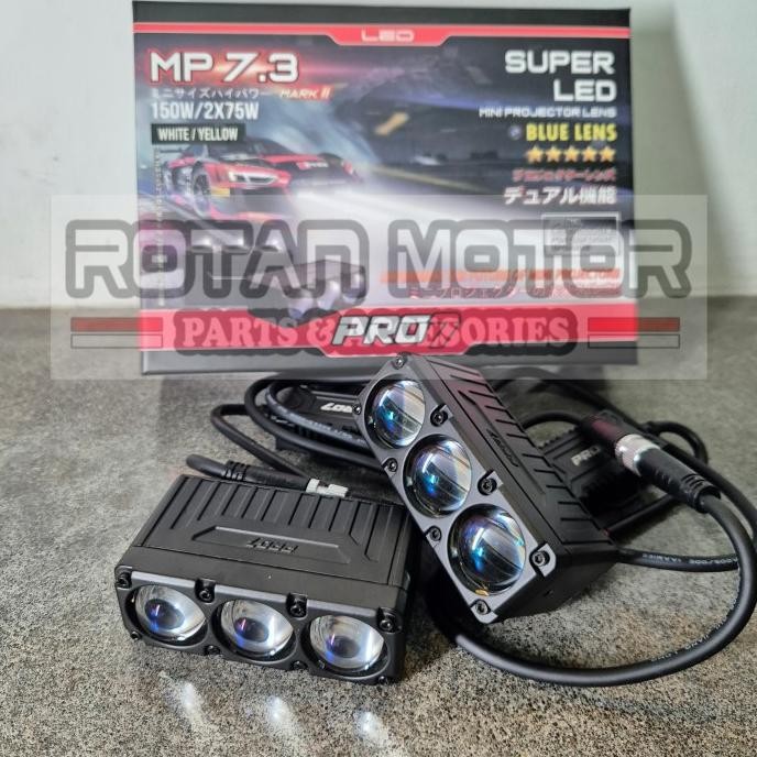 Mini Projie Pro7 MP7.3 Triple Lens Blue Lens MP73 / MP 7.3 LASER LED