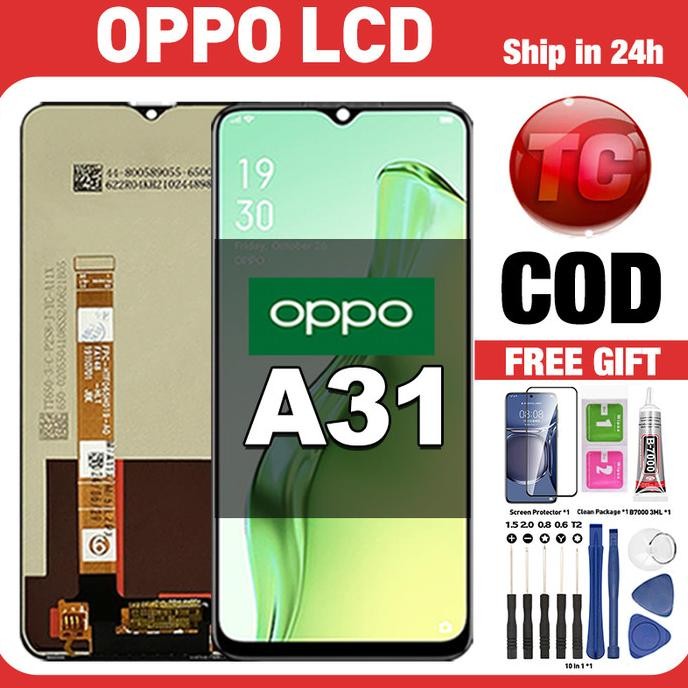 NEW Original Lcd OPPO A31 fullset ori asli Layar hp touchscreen Sentuh Versi Tinggi COD