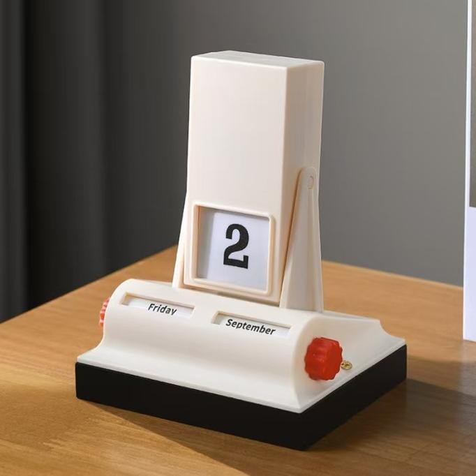 

TERMURAH - Kalender Flip Retro Perpetual Calendar Kalender Abadi Kalender Meja Sepanjang Masa