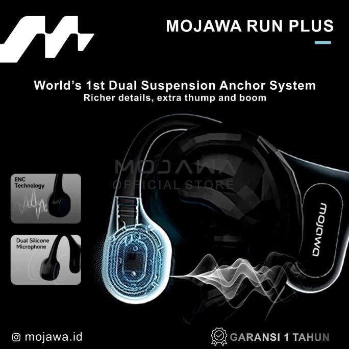 BEBAS ONGKIR - Mojawa Run Plus - IP68 Waterproof Sports Headphones