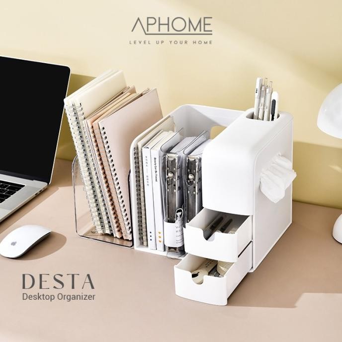 APHOME Kotak File Tray Folder Box Desk Organizer Rak Buku Meja DESTA