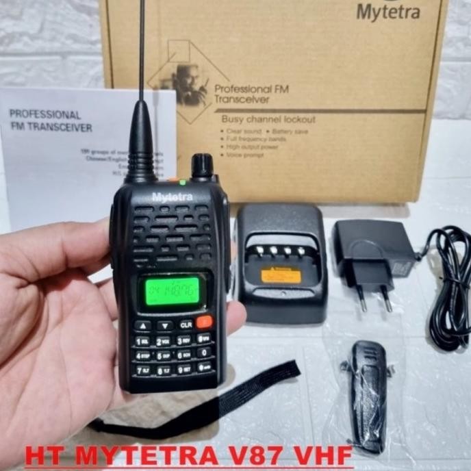 HT MYTETRA V87 V 87 VHF SINGELBAND VHF 136-174MHZ GARANSI HT MYTETRA V 1304T