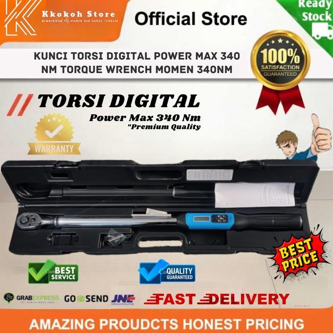 Kunci Torsi Digital 340 NM/Kunci Torque Digital Wrench BERGARANSI