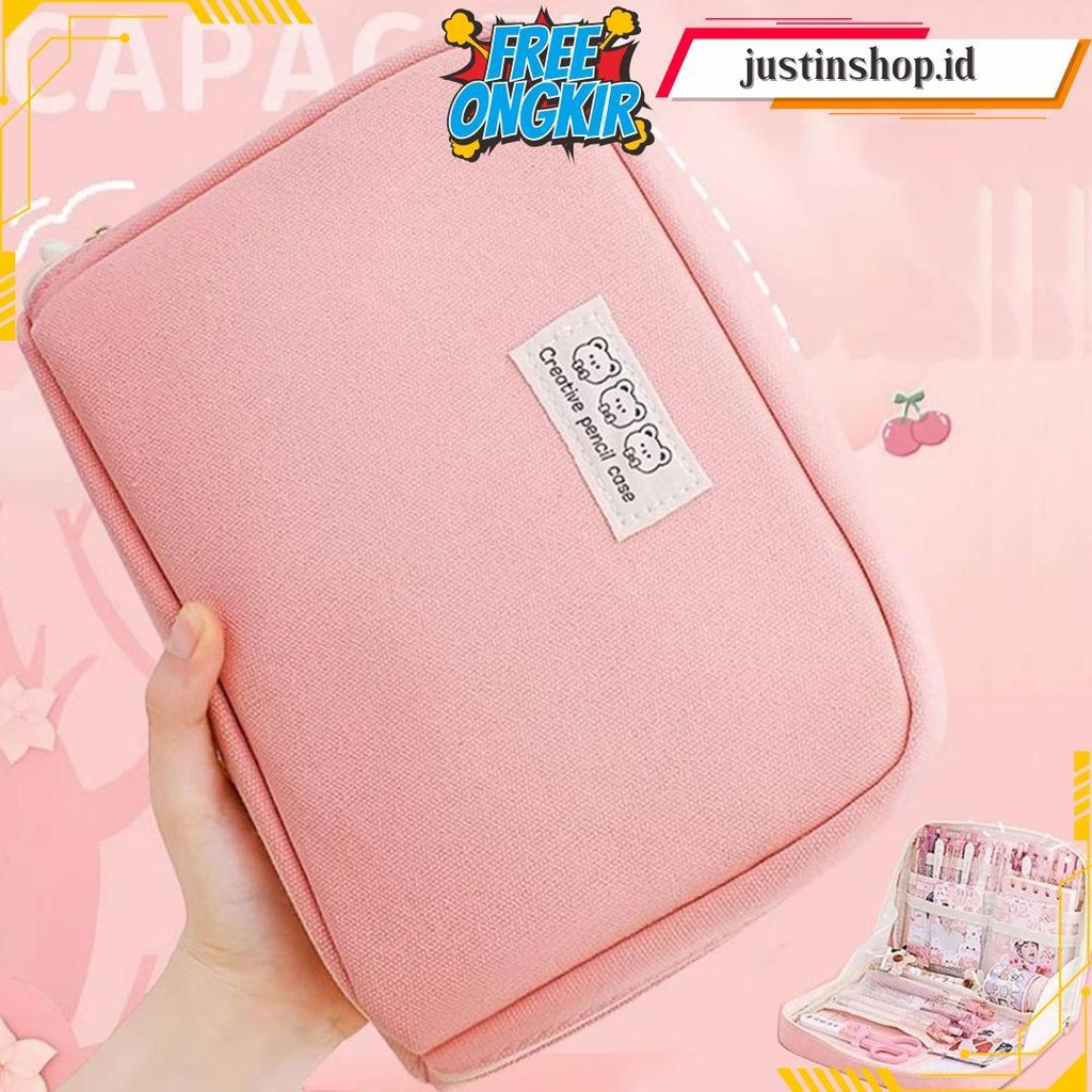 

8-Layer 12-Layer Super Large Capacity Pencil Case Kawaii Canvas Pencil Box Pen Pouch Organizer For Girls Back To School Stationery Supplies Cod