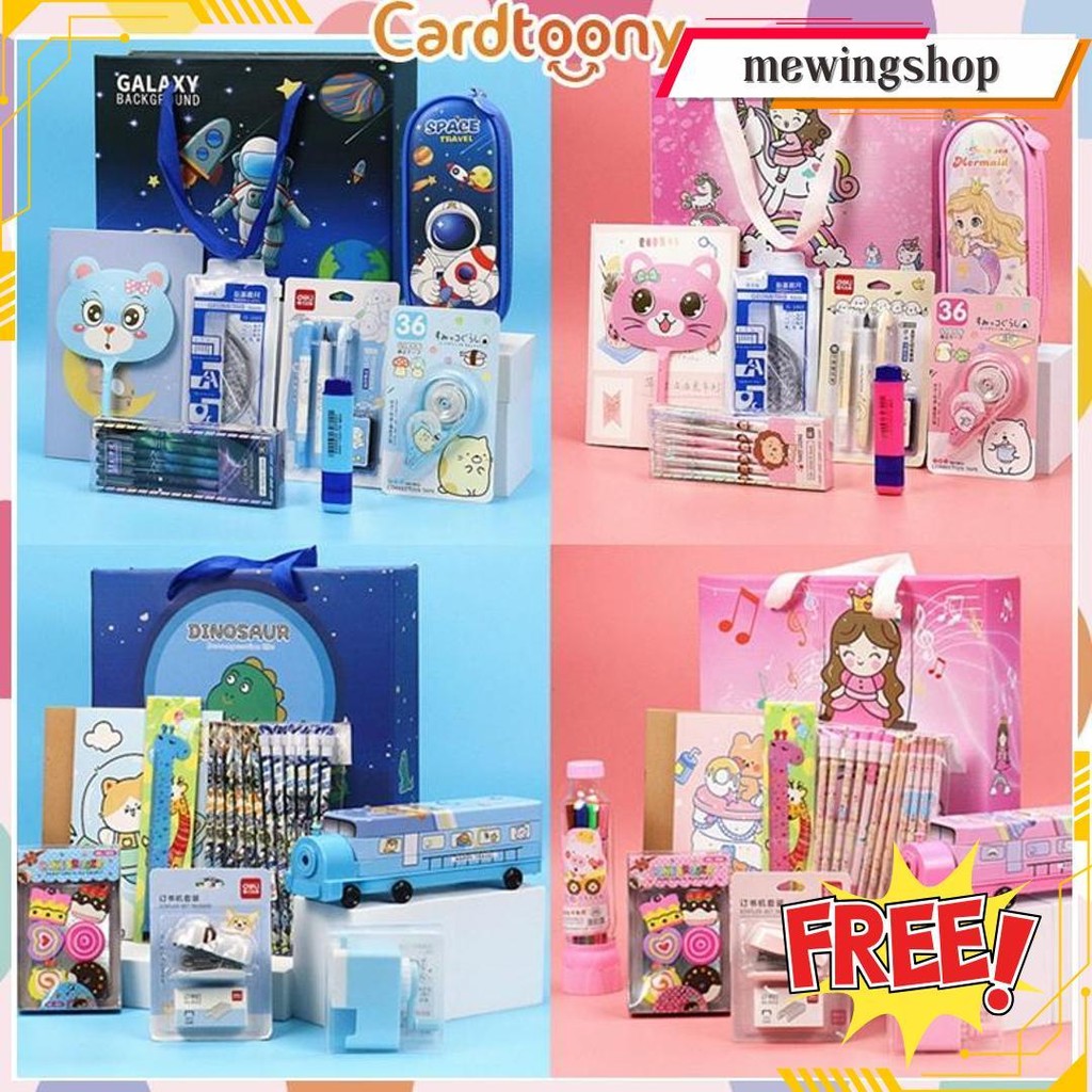 

Paket Alat Tulis Kiloan Pulpen Stiker Memo Tempel Penghapus Pensil Buku Penggaris Rautan Stationery Gunting Stapler Stationery Set Bisa Cod