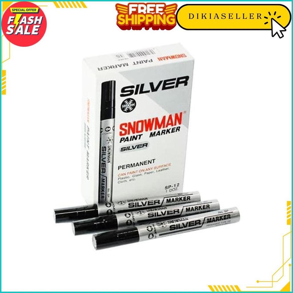 

Spidol Permanen Paint Marker Snowman Besar Gp / Sp / Wp Original Produk