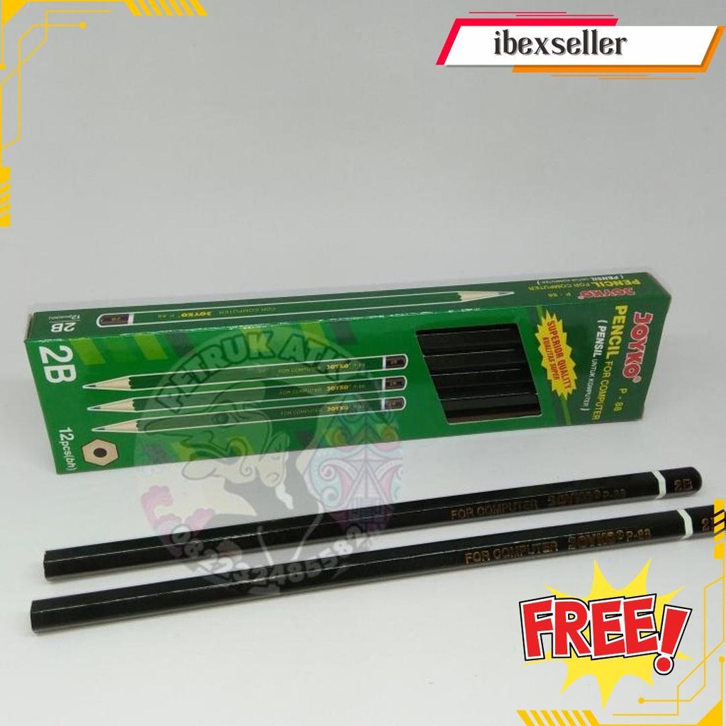 

[Pak] Pensil 2B Joyko P-88 (12 Pcs)* Terlaris