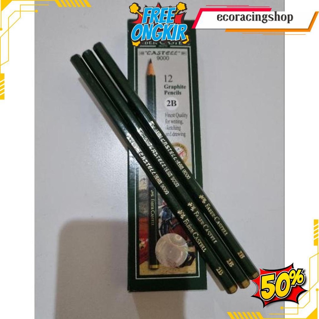 

Pensil Faber Castell 2B Ujian Computer (12 Pcs) Cod