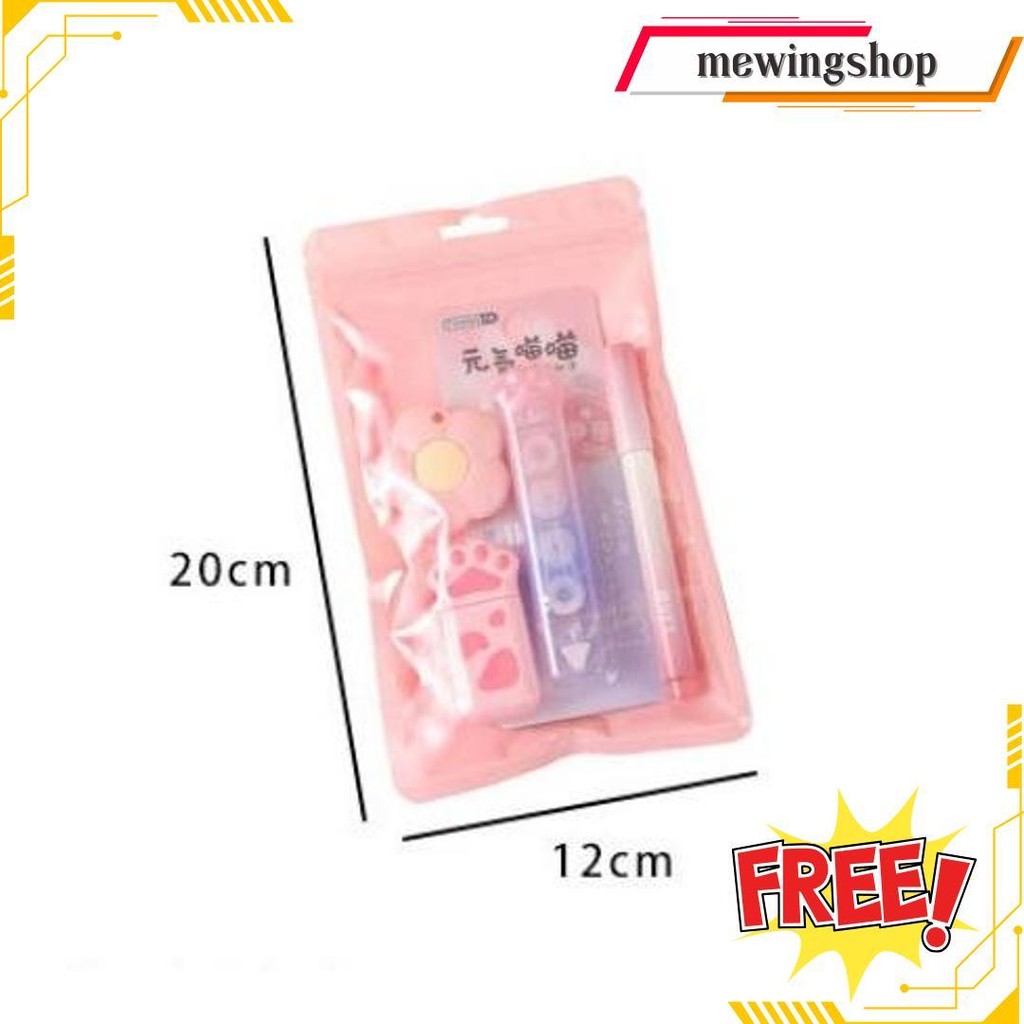 

Atk Kantor Pulpen Stabilo Pengjapus Tip Ex Komplit Cutter Hadiah Sekolah Anak Set 7 Siap Kirim