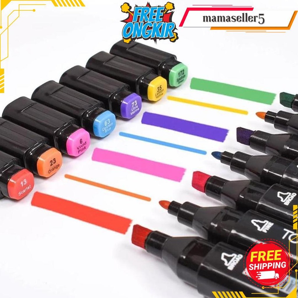 

Sby Stabilo Spidol Warna Sketsa Umum Dua Sisi Kepala Tulis Luas Dan Halus Double Headed General Touch Marker Pen Animation Set Markers Dual Side Fine Art Brush Twin Market Set 24Pcs, 48Pcs, 80Pcs All In One Multi Color Pena Pensil Original Produk