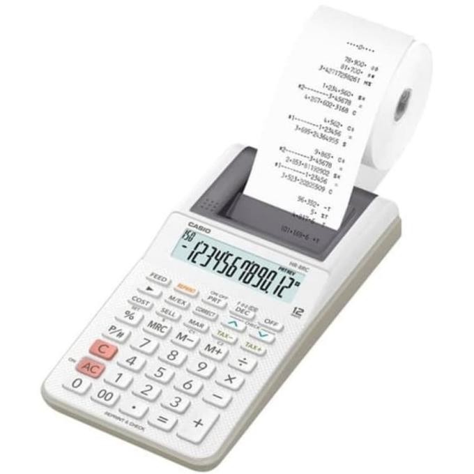 

PJJ-1621 Casio HR-8RC kalkulator + kertas + tinta + baterai + adaptor (Paket Lengkap) Murah