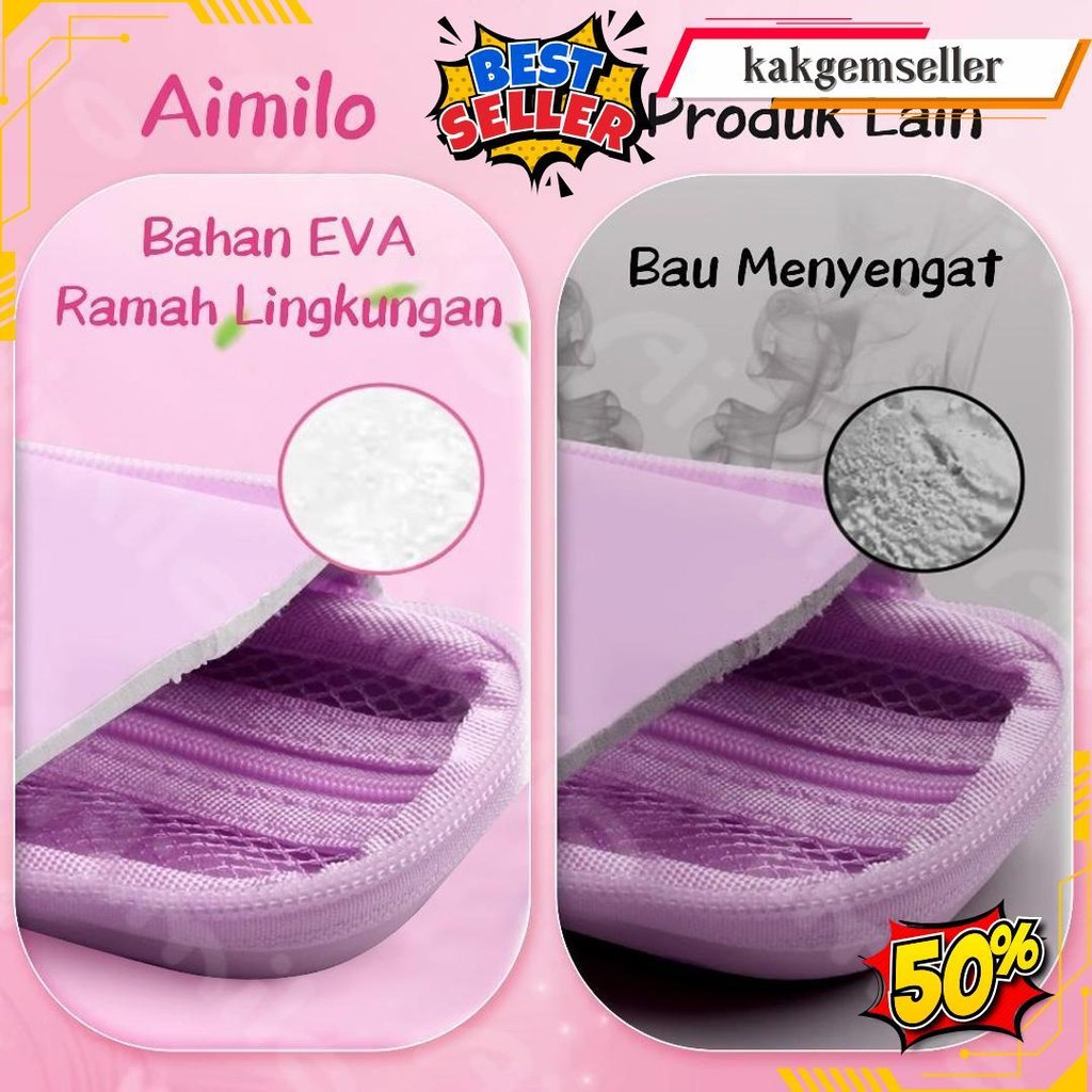 

Aimilo - Tempat Pensil Aesthetic 3D Tempat Pensil Anak Perempuan Waterproof Kotak Pensil Anak Laki Laki Alat Tulis Sekolah Cod