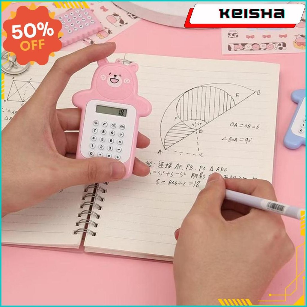 

Calculator Mini Portable Motif Bear Kalkulator Portable Mini Beruang Kalkulator Unik Kalkulator 8 Digit Mini Portable Kalkulator Beruang Tombol Karet Kalkulator Sekolah /Stationary Warna Warni Cod