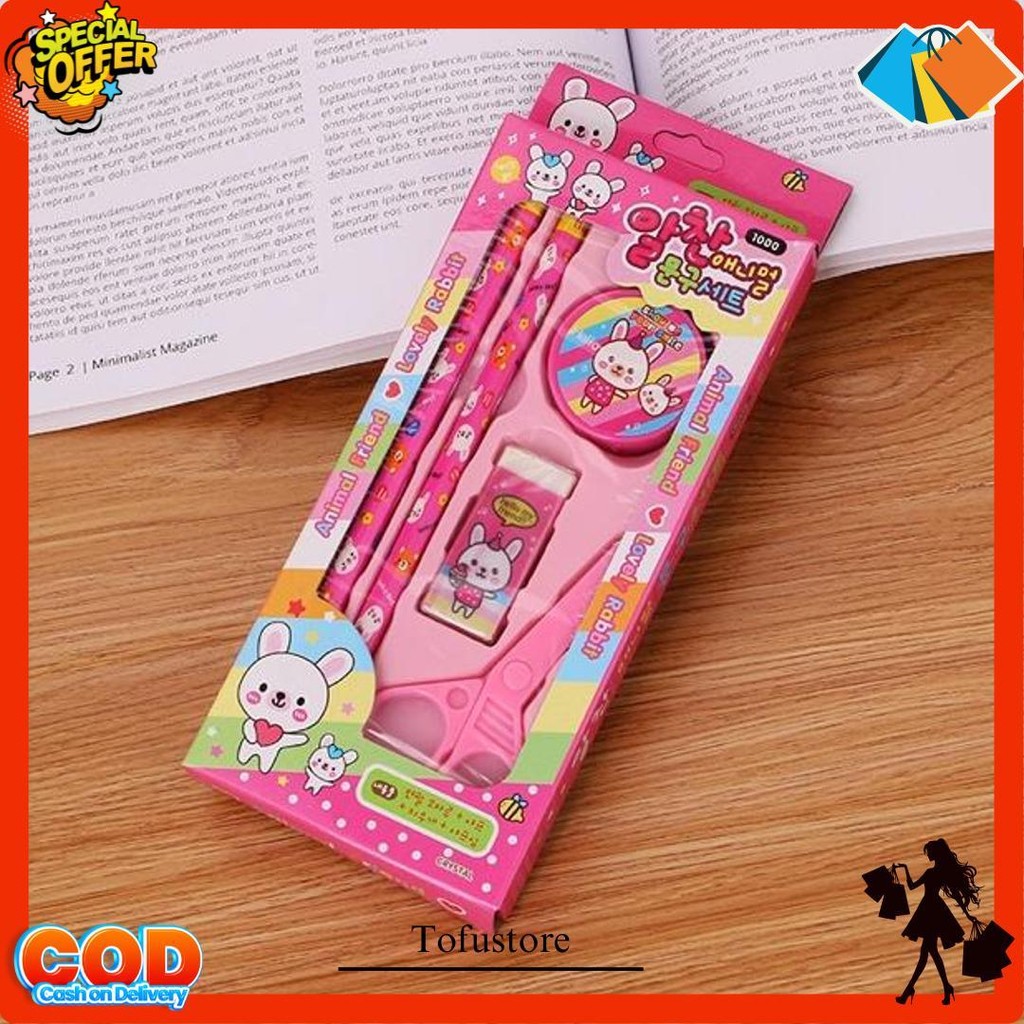 

Atm.Medan Set Alat Tulis Anak Isi 5 Barang. Siap Kirim