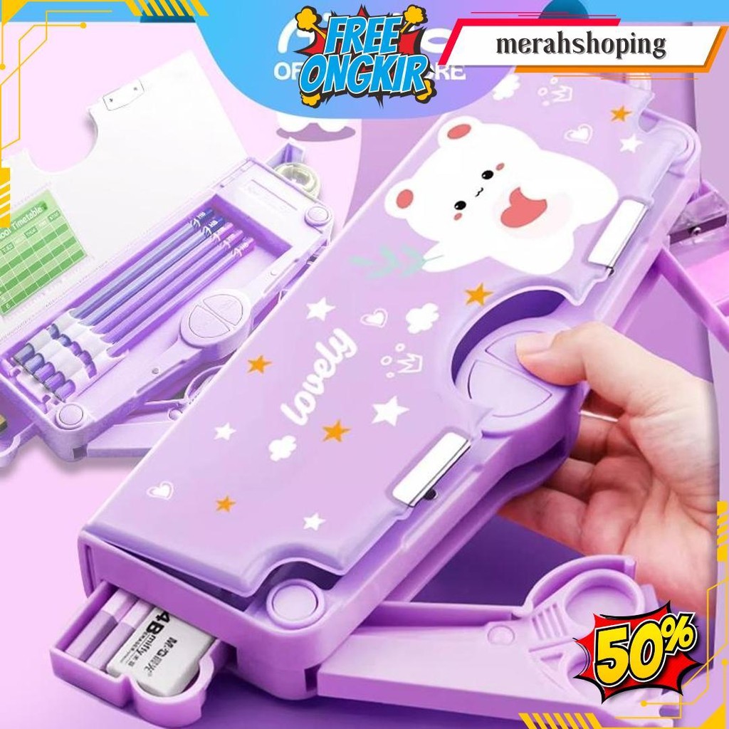 

[Ready] Aimilo Kotak Pensil Anak Perempuan Tempat Pensil Anak Perempuan Kotak Pensil Multifungsi Kado Anak Sd Terlaris